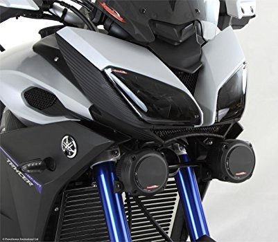 Powerbronze / パワーブロンズ ヘッドライトプロテクター クリア YAMAHA MT-09 TRACER 15-17 FJ-09 TRACER 15-17 | 440-Y557-000