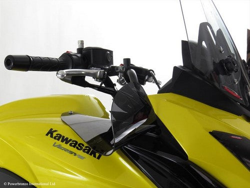 Powerbronze / パワーブロンズ ウインドディフレクター フロストステルスグレー KAWASAKI VERSYS 650  15-19 | 450-K101-019