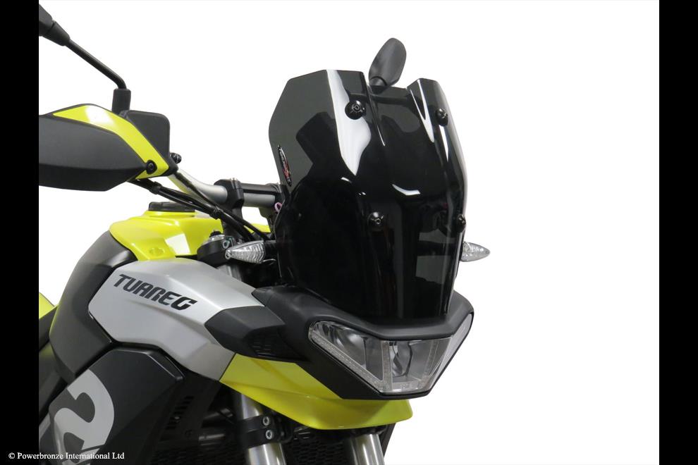 Powerbronze / パワーブロンズ Adventure Sports Screen for APRILIA TUAREG 660 22-23 (320 MM HIGH)/LIGHT TINT | 460-A101-001