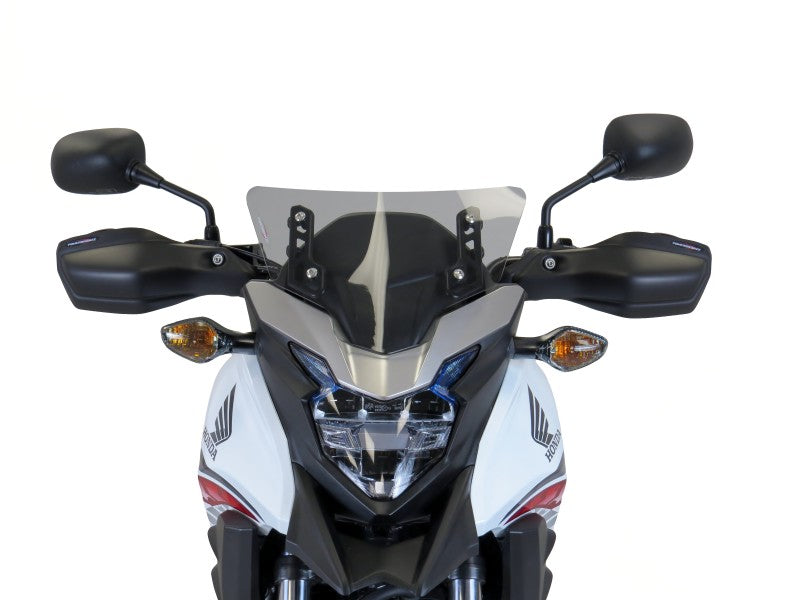 Powerbronze / パワーブロンズ アドベンチャー スポーツスクリーン フロストステルスグレー HONDA CB500X  16-19 (220 MM) | 460-H102-019