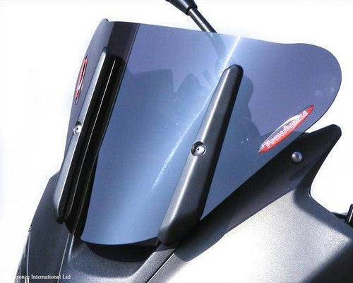 Powerbronze / パワーブロンズ アドベンチャー スポーツスクリーン フロストステルスグレー KAWASAKI KLV1000  (255MM) | 460-K101-019
