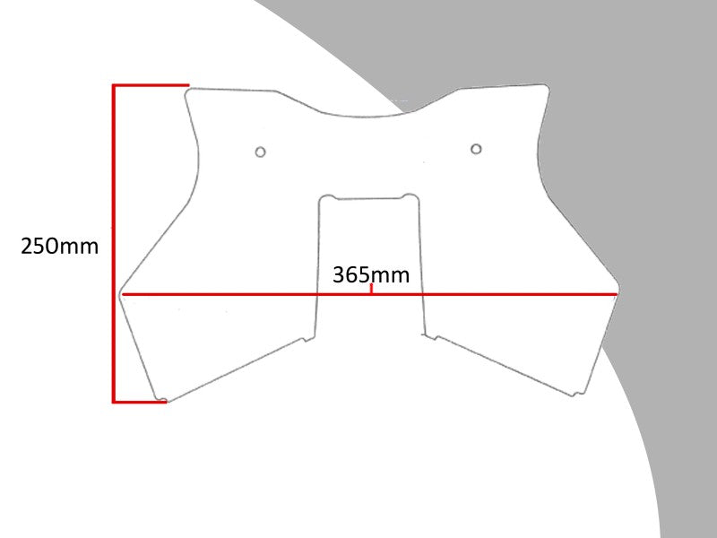 Powerbronze / パワーブロンズ アドベンチャー スポーツスクリーン KTM 790 アドベンチャー 19-20 (250 MM) アンバー | 460-KT104-007