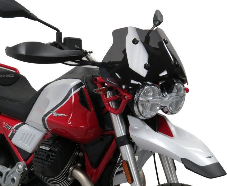 Powerbronze アドベンチャースポーツスクリーン MOTO GUZZI V85TT 19-21 (290 MM HIGH)/ダークティント | 460-M101-002
