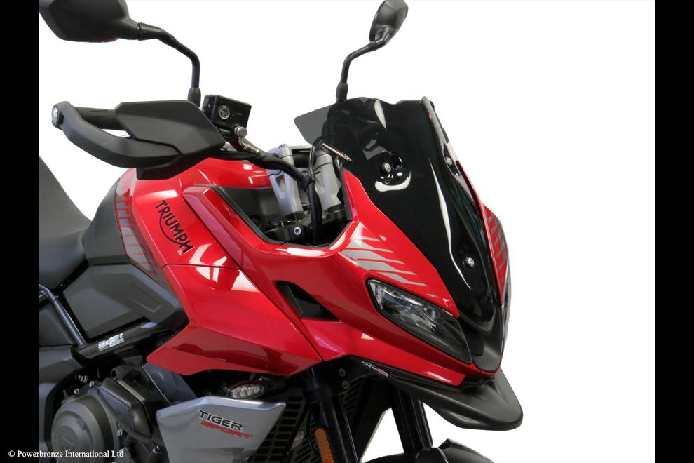 Powerbronze / パワーブロンズ Adventure Sports Screen for TRIUMPH TIGER SPORT 660 22-23 (400 MM HIGH)/CLEAR | 460-T109-000