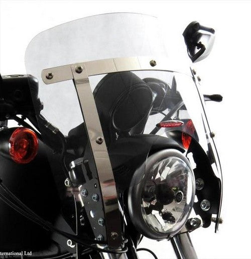 Powerbronze / パワーブロンズ カスタムスクリーン フロストステルスグレー HONDA VT600C SHADOW  92-00 VANGUARD | 470-H104-019