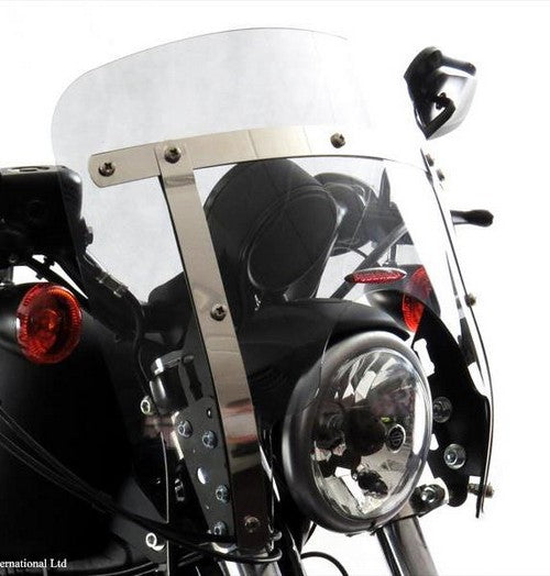 Powerbronze / パワーブロンズ カスタムスクリーン フロストステルスグレー HONDA VT1100C2 SHADOW  95-96 VANGUARD | 470-H113-019