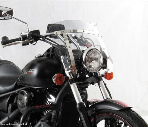 Powerbronze / パワーブロンズ カスタムスクリーン フロストステルスグレー KAWASAKI VN900 CUSTOM  12-17 VANGUARD | 470-K119-019