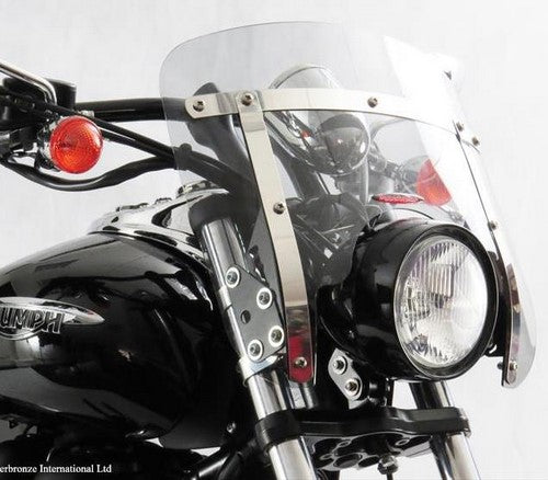 Powerbronze / パワーブロンズ カスタムスクリーン フロストステルスグレー YAMAHA XVS650 DRAGSTAR  97-03 VANGUARD | 470-Y110-019