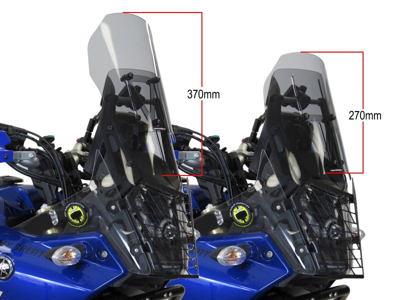 Powerbronze / パワーブロンズ アジャスタブルスクリーン YAMAHA TENERE 700 19-20 ダークティント | 485-Y101-002