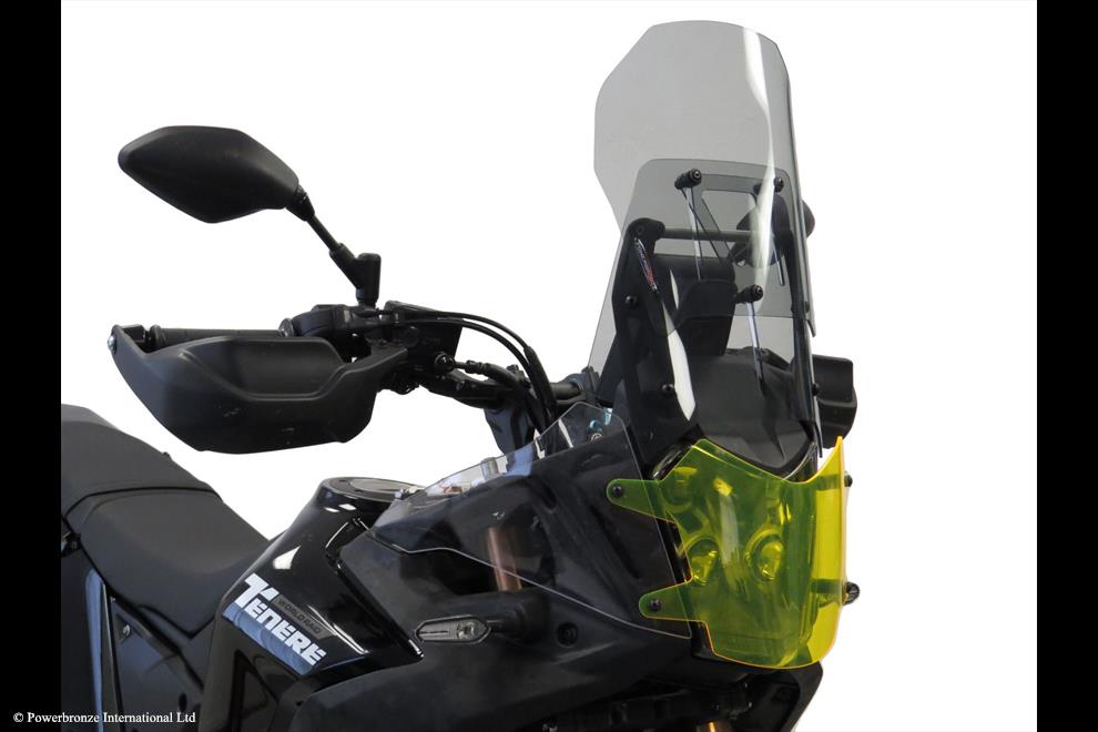 Powerbronze / パワーブロンズ Adjustable Screen for YAMAHA TENERE 700 WORLD RAID 22-23/DARK TINT | 485-Y103-002