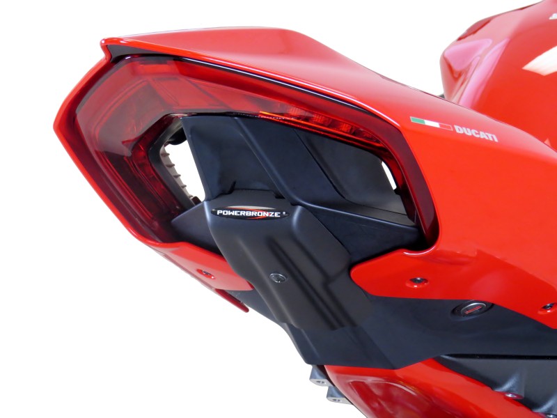 Powerbronze / パワーブロンズ エリミネーター マットブラック DUCATI PANIGALE V4  18-19 PANIGALE V4S  18-19 ELIMINATOR BLANKING KIT | 500-D106-070