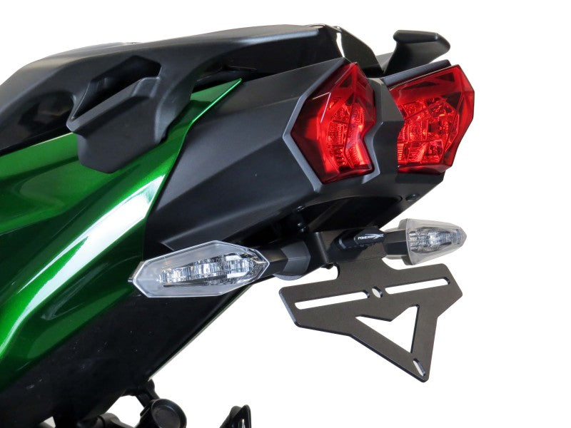 Powerbronze / パワーブロンズ エリミネーター ブラック KAWASAKI H2 SX  18-19 H2 SX SE  18-19 (FIXED) | 500-K124-003