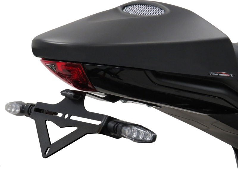 Powerbronze エリミネーター ナンバープレートホルダー TRIUMPH TRIDENT 660 21/ブラック | 500-T106-003