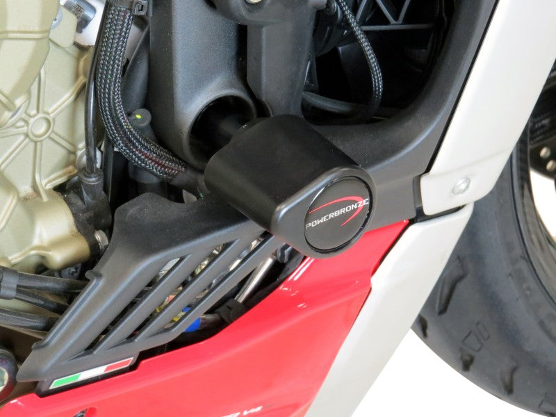 Powerbronze / パワーブロンズ バジェットクラッシュポストセット (クラッシュバー) DUCATI STREETFIGHTER V4 20 グリーン | 513-D108-011
