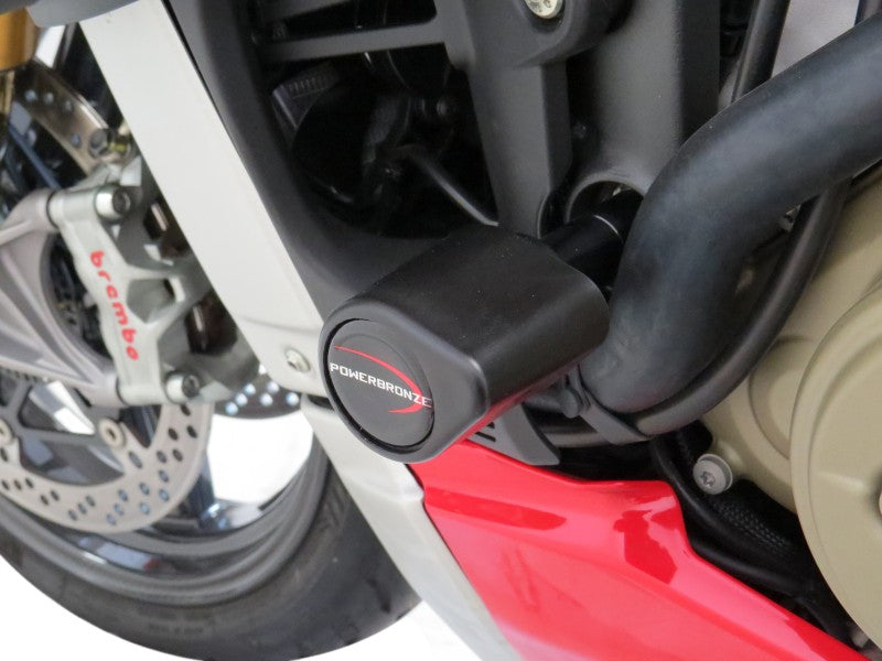 Powerbronze / パワーブロンズ バジェットクラッシュポストセット (クラッシュバー) DUCATI STREETFIGHTER V4 20 グリーン | 513-D108-011