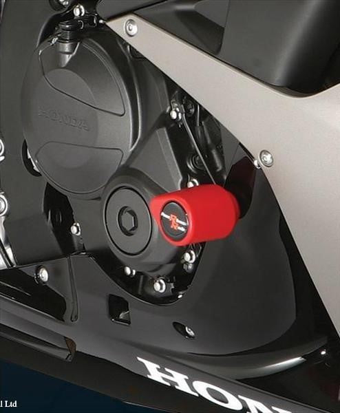 Powerbronze / パワーブロンズ バジェットクラッシュポストセット (クラッシュバー)  グリーン HONDA CBR600RR  07-08 (DRILL フェアリング) | 513-H114-011