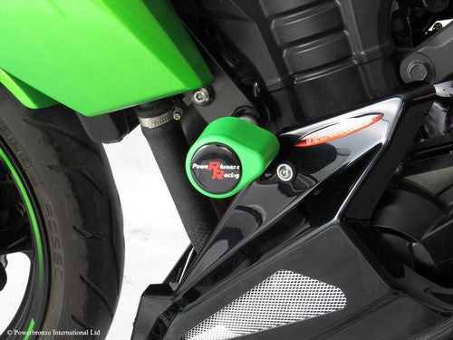 Powerbronze / パワーブロンズ バジェットクラッシュポストセット (クラッシュバー)  グリーン KAWASAKI Z1000  10-13 | 513-K124-011