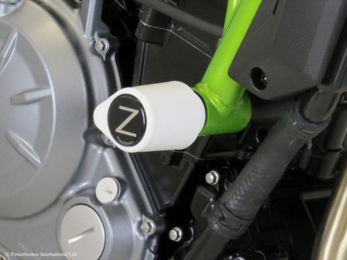 Powerbronze / パワーブロンズ バジェットクラッシュポストセット (クラッシュバー)  グリーン KAWASAKI Z650  17-19 | 513-K138-011