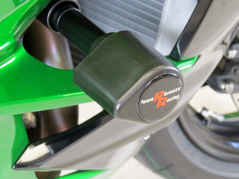 Powerbronze / パワーブロンズ バジェットクラッシュポストセット (クラッシュバー)  グリーン KAWASAKI H2 SX  18-19 H2 SX SE  18-19 | 513-K140-011