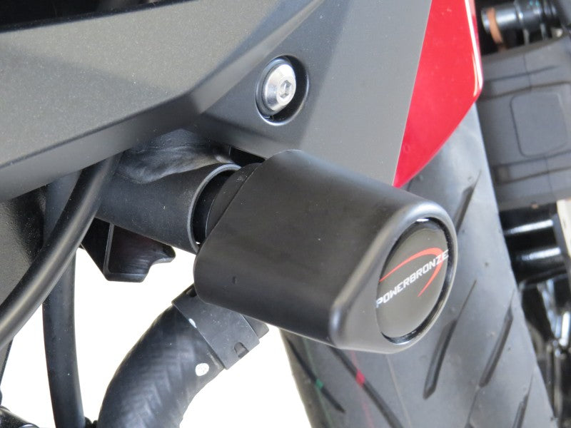 Powerbronze / パワーブロンズ バジェットクラッシュポストセット (クラッシュバー) KAWASAKI Z400 19-20 グリーン | 513-K145-011