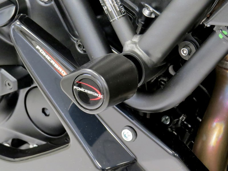 Powerbronze / パワーブロンズ バジェットクラッシュポストセット (クラッシュバー) KAWASAKI Z H2 20 グリーン | 513-K146-011