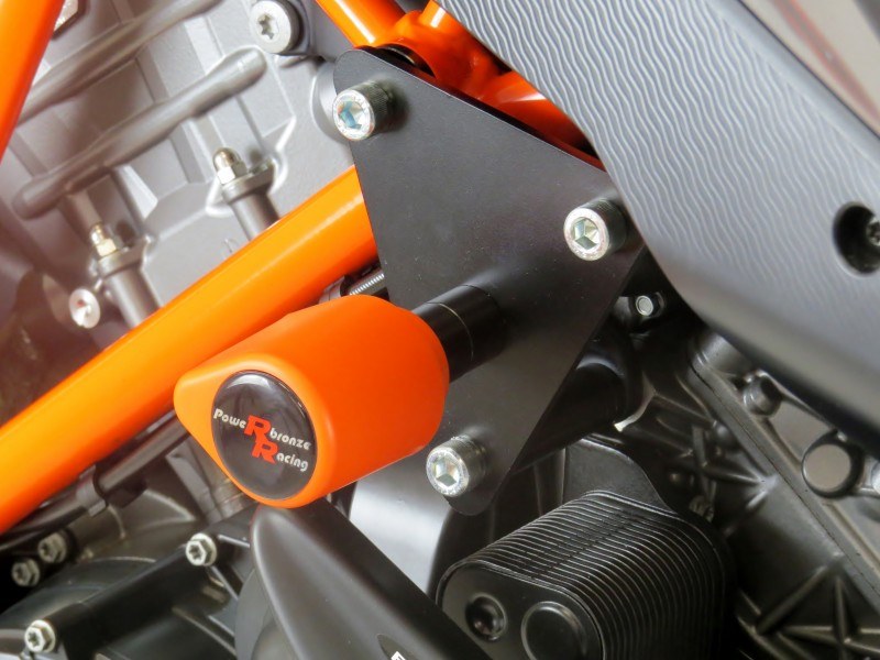 Powerbronze / パワーブロンズ バジェットクラッシュポストセット (クラッシュバー)  グリーン KTM 1290 SUPER DUKE R  14-19 1290 SUPER DUKE GT  16-19 | 513-KT101-011
