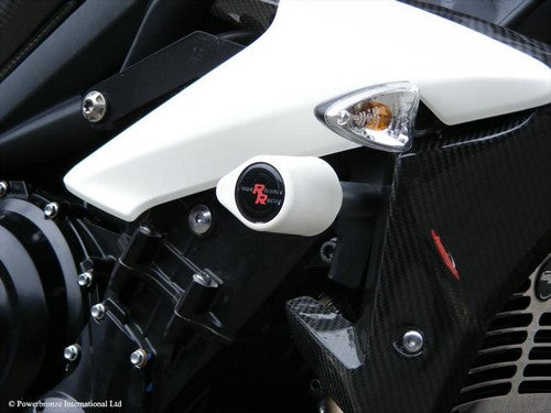 Powerbronze / パワーブロンズ バジェットクラッシュポストセット (クラッシュバー)  グリーン TRIUMPH ストリートトリプル  13-16  ストリートトリプル R  13-19  ストリートトリプル R LOW  17-19  ストリートトリプル RS  17-19 ストリートトリプル S  17-19 | 513-T111-011