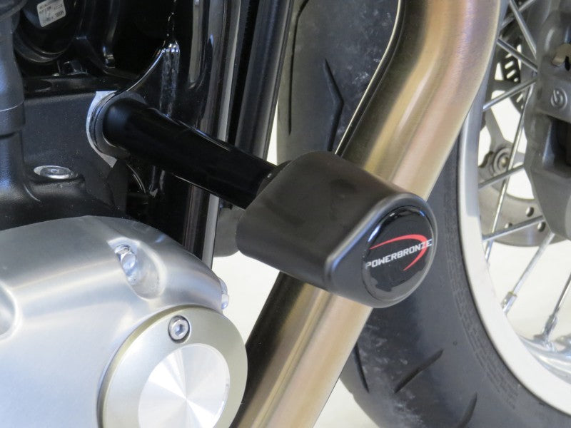 Powerbronze / パワーブロンズ バジェットクラッシュポストセット (クラッシュバー) TRIUMPH THRUXTON 1200/THRUXTON R 16-20/BONNEVILLE T100 17-20/BONNEVILLE T120 16-20/SPEED TWIN 19-20/STREET CUP 17-20/STREET TWIN 16-20 グリーン | 513-T113-011