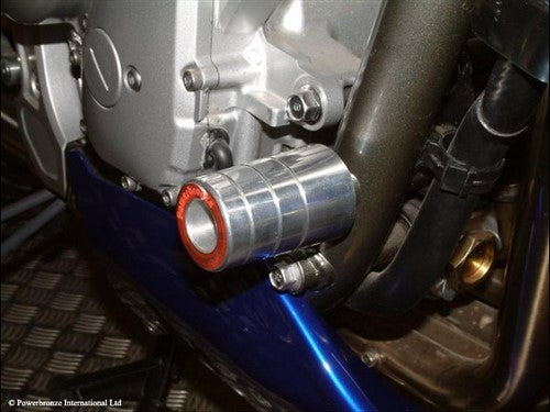 Powerbronze / パワーブロンズ バジェットクラッシュポストセット (クラッシュバー)  グリーン YAMAHA FZS1000 FAZER  00-05 | 513-Y111-011