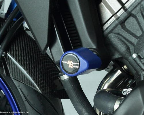 Powerbronze / パワーブロンズ バジェットクラッシュポストセット (クラッシュバー)  グリーン YAMAHA MT-09 FZ-09  13-16   MT-09 TRACER FJ-09 TRACER  15-19 MT-09 TRACER GT  FJ-09 TRACER GT  18-19 XSR900 16-19 (FRONT SET) | 513-Y131-011