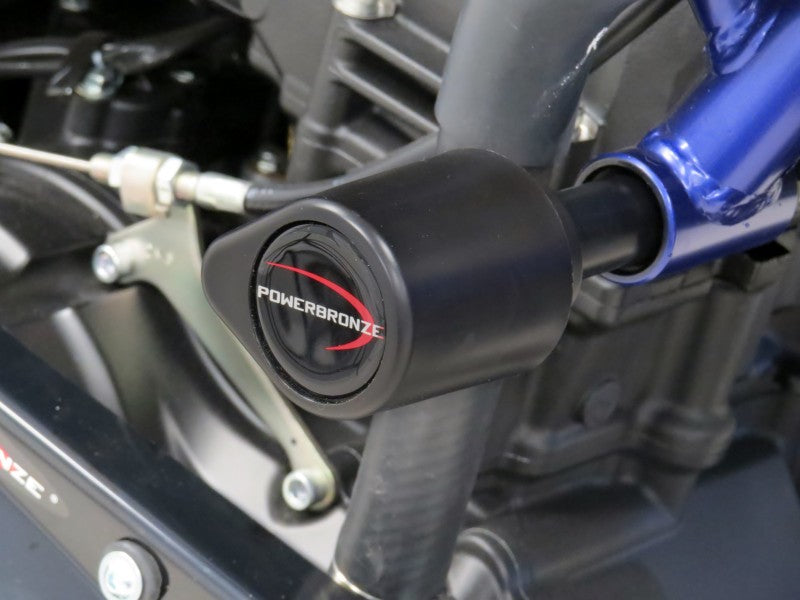 Powerbronze / パワーブロンズ バジェットクラッシュポストセット (クラッシュバー) YAMAHA MT-03 16-20 グリーン | 513-Y139-011