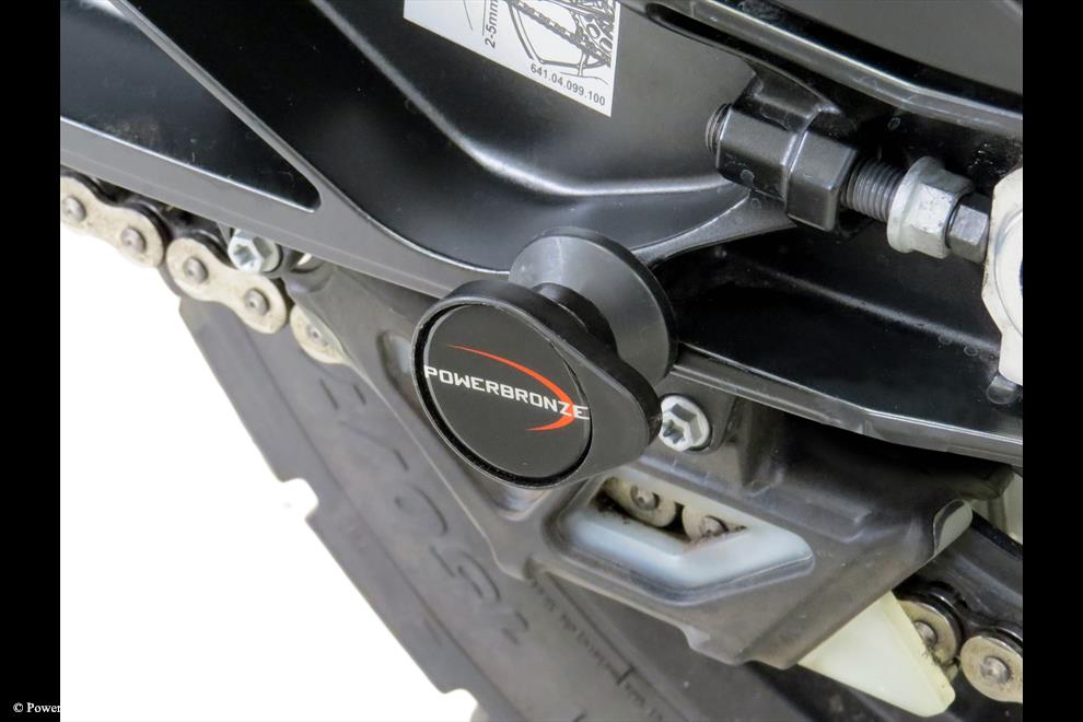 Powerbronze / パワーブロンズ Swing Arm Protector Kit for HUSQVARNA NORDEN 901 22-23/WHITE PLASTIC | 514-HU102-004