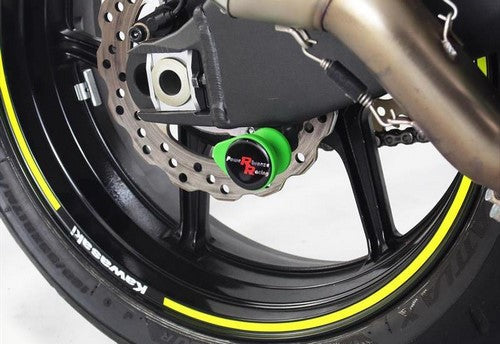 Powerbronze / パワーブロンズ スイングアームプロテクターキット  グリーン プラスチック KAWASAKI ZX6-R  13-17 | 514-K126-011
