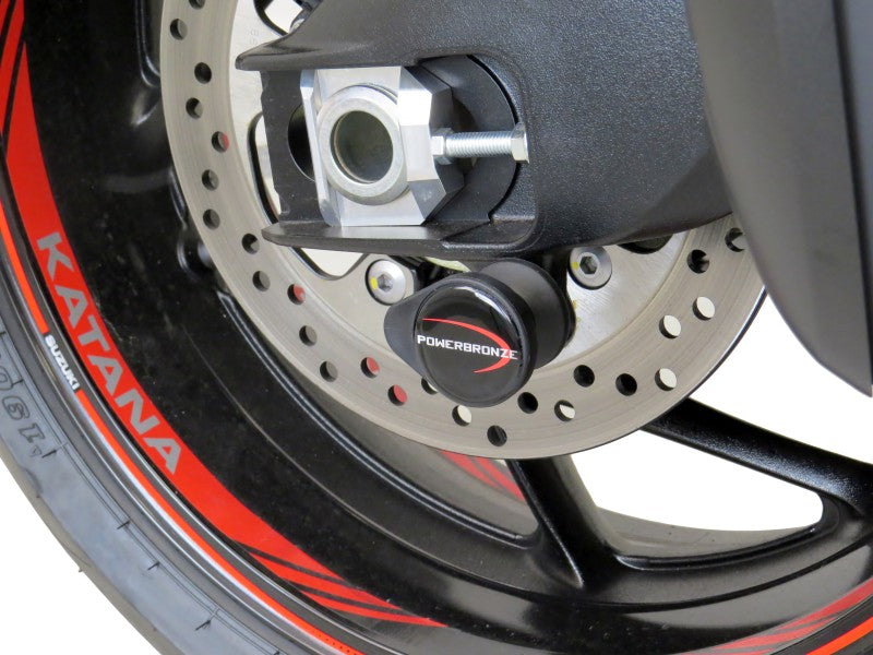 Powerbronze / パワーブロンズ スイングアームプロテクターキット SUZUKI KATANA 19-20 グリーン プラスチック | 514-S123-011