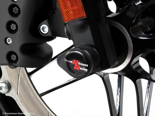 Powerbronze / パワーブロンズ フォークプロテクター グリーン プラスチック for EBR  1190SX  14-15 | 518-E101-011
