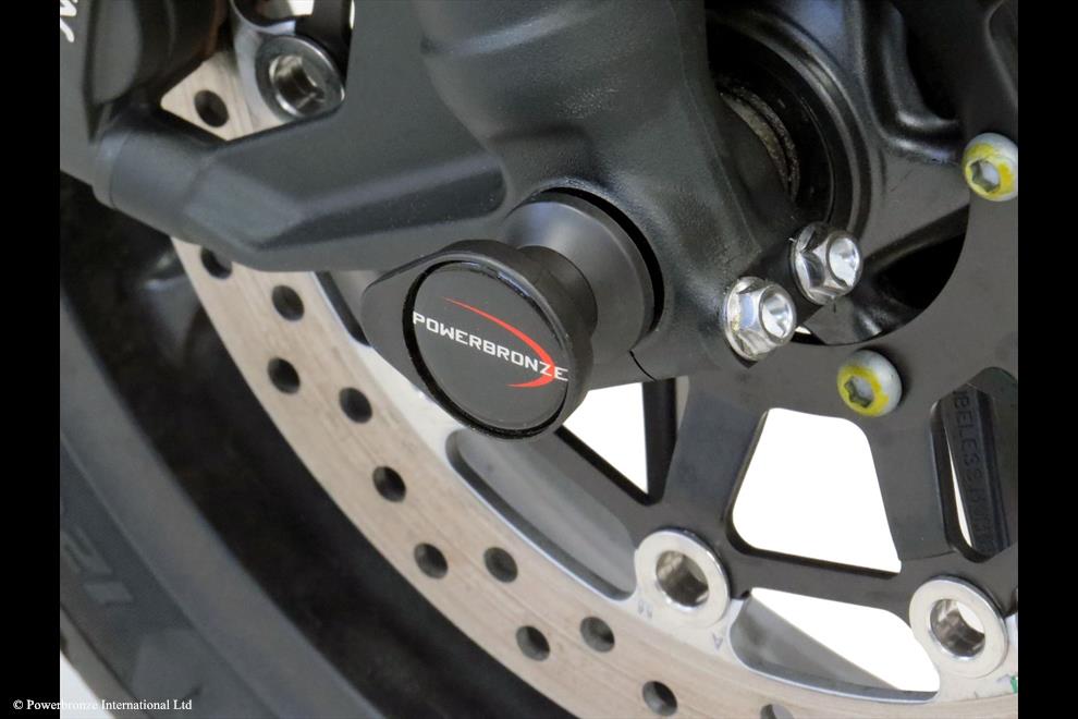 Powerbronze / パワーブロンズ Fork Protectors for HONDA NT1100 22-23/GREEN PLASTIC | 518-H103-011