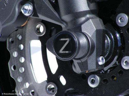 Powerbronze / パワーブロンズ フォークプロテクター グリーン プラスチック KAWASAKI Z800  13-16 | 518-K113-011