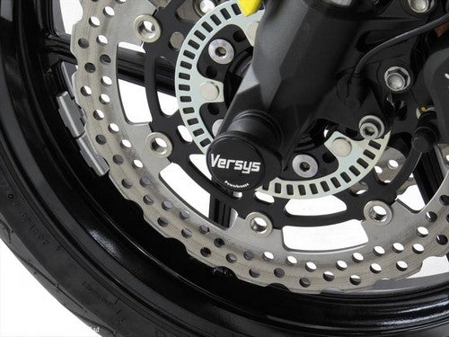Powerbronze / パワーブロンズ フォークプロテクター グリーン プラスチック KAWASAKI VERSYS 650  15-19 | 518-K115-011