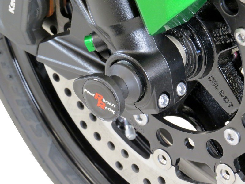 Powerbronze / パワーブロンズ フォークプロテクター グリーン プラスチック KAWASAKI H2 SX  18-19 H2 SX SE  18-19 | 518-K120-011