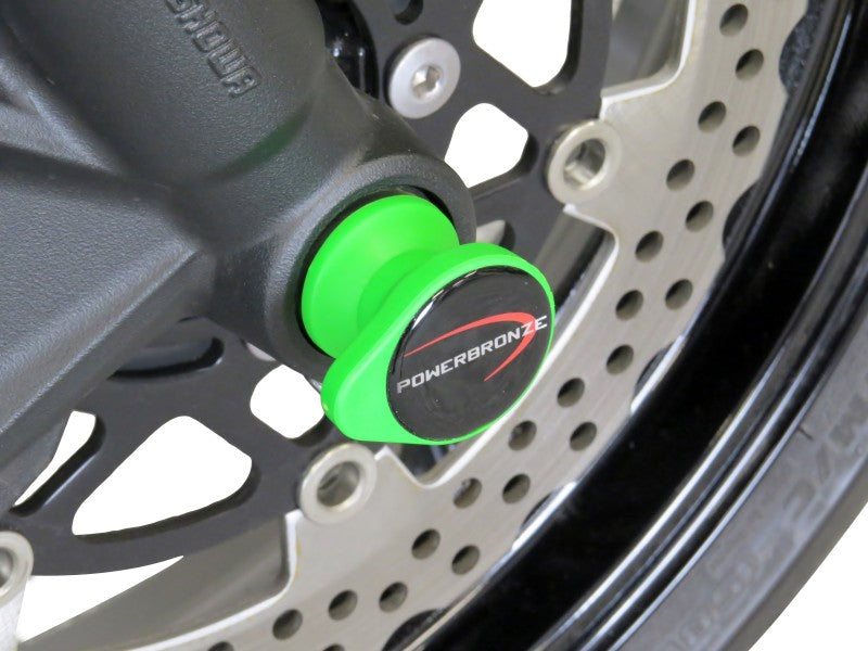 Powerbronze / パワーブロンズ フォークプロテクター グリーン プラスチック KAWASAKI ZX6-R  19 | 518-K122-011