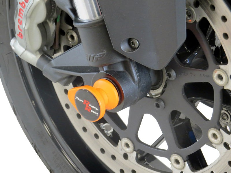 Powerbronze / パワーブロンズ フォークプロテクター グリーン プラスチック KTM 1290 SUPER DUKE GT  16-18 | 518-KT101-011