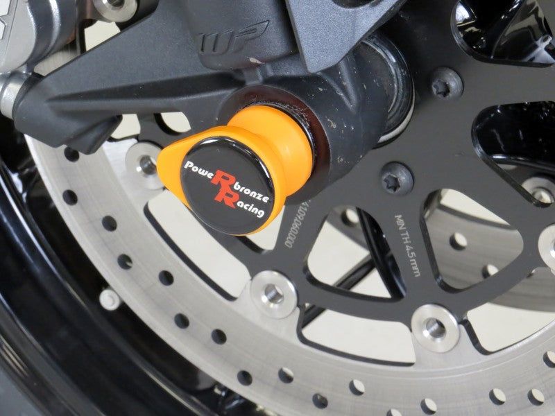 Powerbronze / パワーブロンズ フォークプロテクター グリーン プラスチック KTM 790 DUKE  18-19 | 518-KT102-011