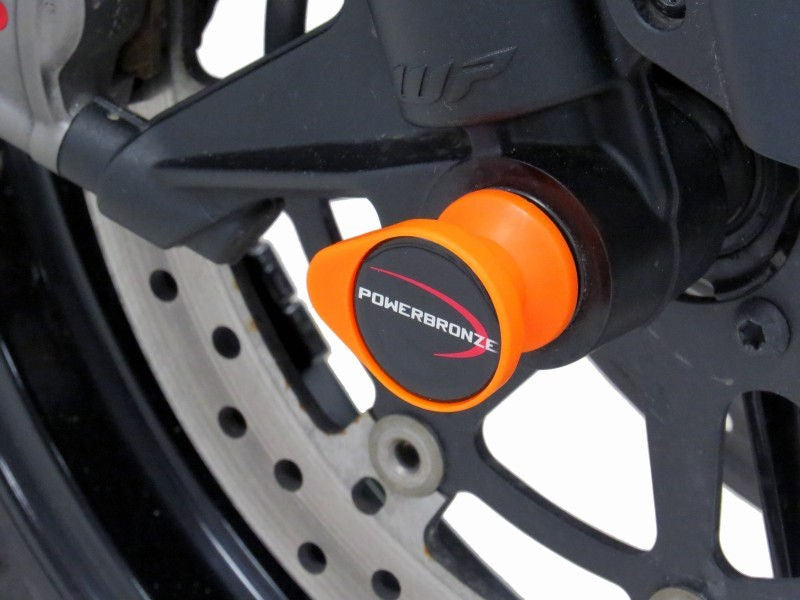 Powerbronze フォークプロテクター KTM 1290 SUPER DUKE R 20-21/アンバー | 518-KT105-007