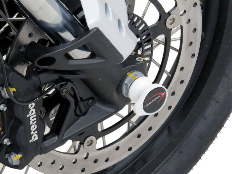 Powerbronze フォークプロテクター MOTO GUZZI V85TT 19-21/ホワイト | 518-M101-004