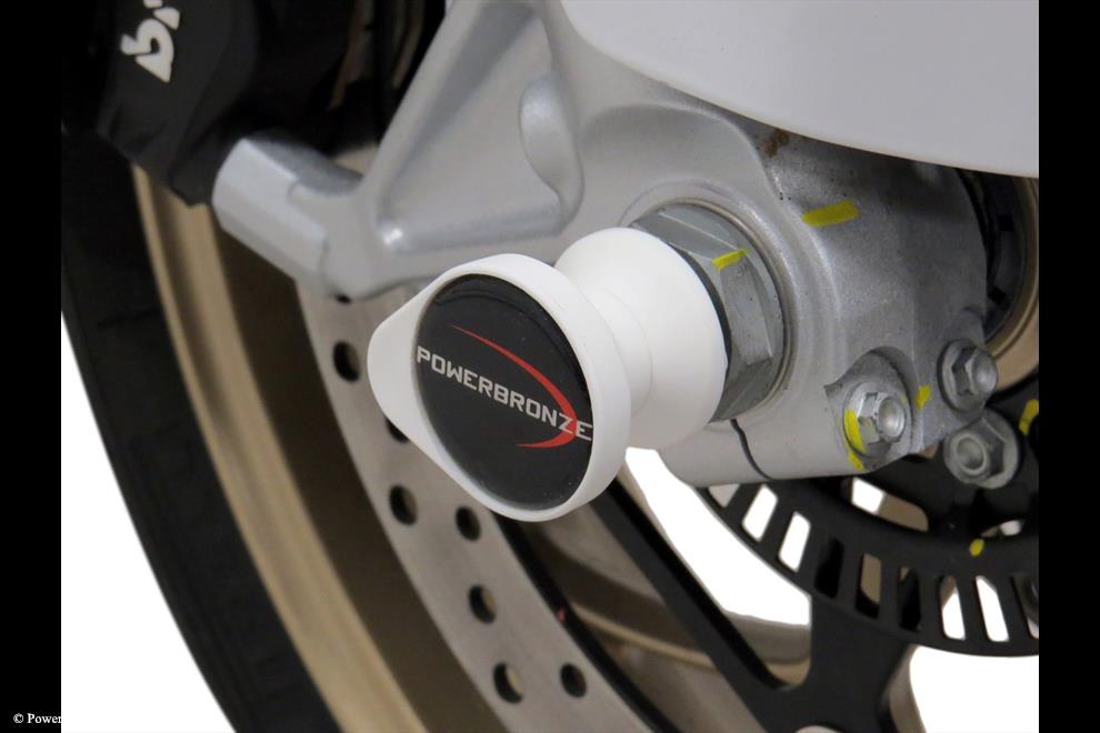 Powerbronze / パワーブロンズ Fork Protectors for MOTO GUZZI V100 MANDELLO 22-23/AMBER PLASTIC | 518-M102-007