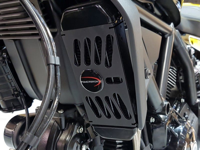 Powerbronze / パワーブロンズ クーラーグリル (プラスチック) マットブラック DUCATI SCRAMBLER 800  15-19 | 520-D104-023