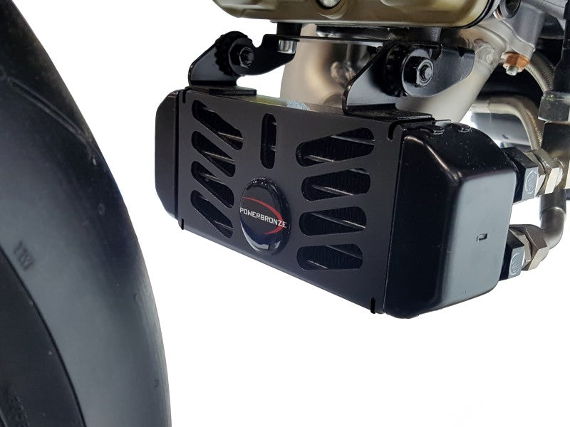 Powerbronze / パワーブロンズ クーラーグリル (プラスチック) マットブラック DUCATI HYPERMOTARD 950  19 (OIL COOLER) | 520-D114-023