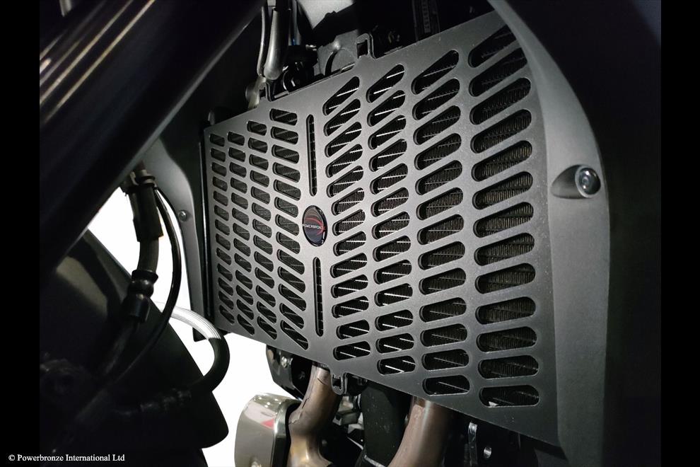 Powerbronze / パワーブロンズ Cooler Grill (Plastic) for HONDA NT1100 22-23 (PLASTIC)/WHITE | 520-H129-004