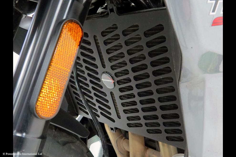 Powerbronze / パワーブロンズ Cooler Grill (Plastic) for TRIUMPH TIGER SPORT 660 22-23 (PLASTIC)/BLUE | 520-T119-008