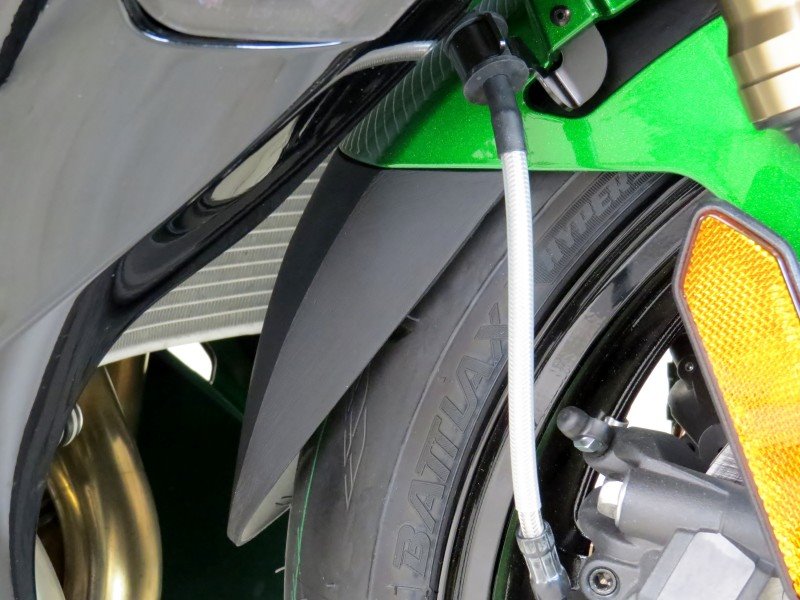 Powerbronze / パワーブロンズ マッドガードエクステンダー マットブラック KAWASAKI H2 SX  18-19 H2 SX SE  18-19 | 650-K118-070